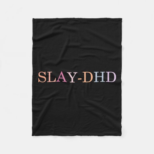 Slay-dhd Funny Design Fleece Deken (Voorkant)