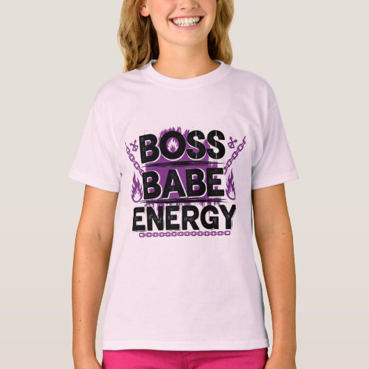Slay Every Day – Boss Babe Energy Shirt (Voorkant)