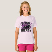 Slay Every Day – Boss Babe Energy Shirt (Voorkant volledig)
