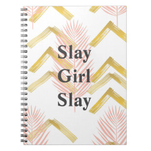 Slay Girl Slay Pink Notebook Notitieboek