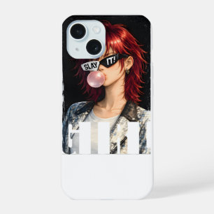 SLAY IT! – Bubble-gum Rebel Collection iPhone 15 Hoesje