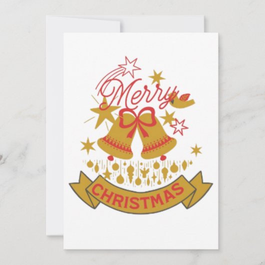 Slay klokken luiden, Mode zingen Feestdagenkaart (Voorkant)