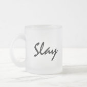 Slay Modern Trendy Matglas Koffiemok (Links)
