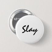 Slay Modern Trendy Ronde Button 5,7 Cm (Voorkant /achterkant)