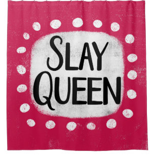 Slay Queen Douchegordijn