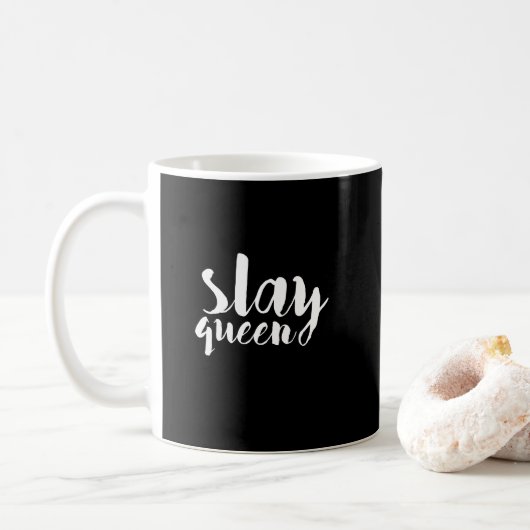 Slay Queen Print Koffiemok (Met donut)