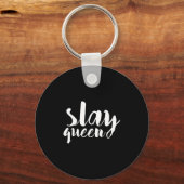 Slay Queen Print Sleutelhanger (Voorkant)