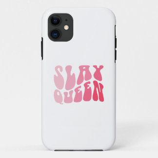 Slay Queen Slang Zelfvertrouwen Flawless Grappig iPhone 11 Hoesje