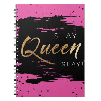 Slay Queen Slay Roze notebook Notitieboek
