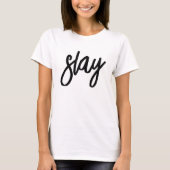 Slay: Schattigee minimalistische trendy stijlvol T-shirt (Voorkant)