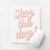 Slay the Day Funny Boss Babe Entrepreneur Muismat (Met muis)