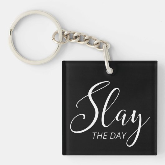 Slay the Day Sleutelhanger (voorkant)