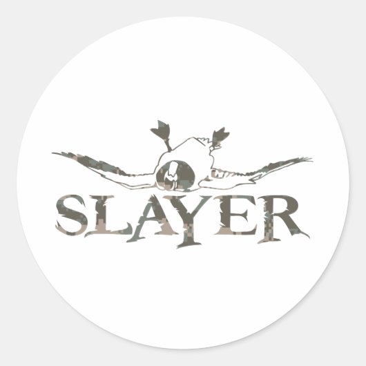 SLAYER RONDE STICKER (Voorkant)