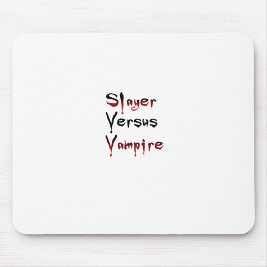 Slayer Vesus Vampire Mouse Mouse Mat. Muismat (Voorkant)