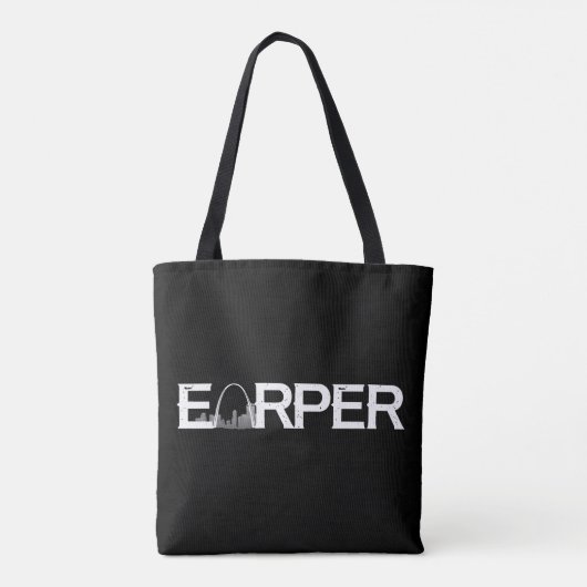 Slearper Canvas tas - zwart (Achterkant)
