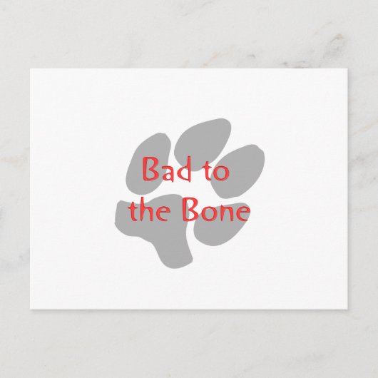 Slecht aan de Bot (pauw druk) Briefkaart (Voorkant)