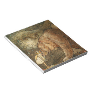 Slecht Beer, 1912, van John Bauer Notitieblok