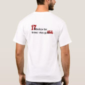 Slecht-botten - 17 Mins T-shirt (Achterkant)