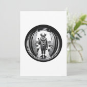 Slecht Clown bij Uw Deur | Fisheye Kaart (Staand voorkant)