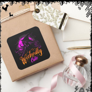 Slecht Cute   ExDesigner   Halloween Vierkante Sticker