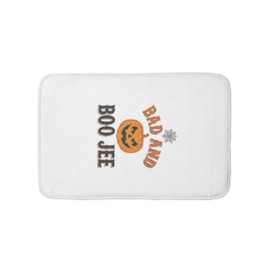 Slecht en Boo Jee Halloween Pompoen Grafisch_1 Badmat