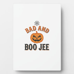 Slecht en Boo Jee Halloween Pompoen Grafisch_1 Fotoplaat