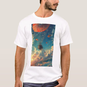 Slecht functionerende parachute Tangled Design T-s T-shirt