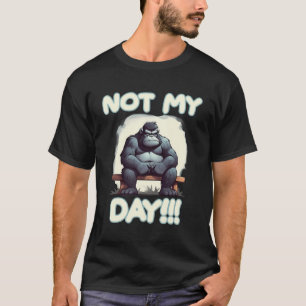 Slecht getemperde gorilla voor een gorilla fans t-shirt
