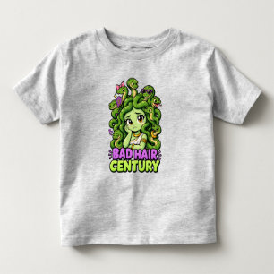Slecht Haar Eeuw – Schattige Medusa Griekse Mythol Kinder Shirts