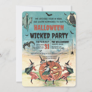 Slecht Halloween-feest Kaart