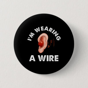 Slecht Horend Leuk Asl Slechthorend Ik Draag Ronde Button 5,7 Cm
