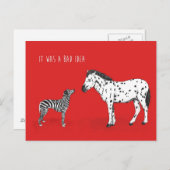 Slecht idee briefkaart (Voorkant / Achterkant)