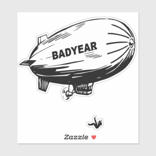 Slecht Jaar Dirigide Sticker (Vel)