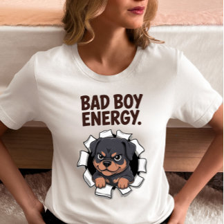 Slecht Jonge Energie Rottweiler Tri-Blend Shirt