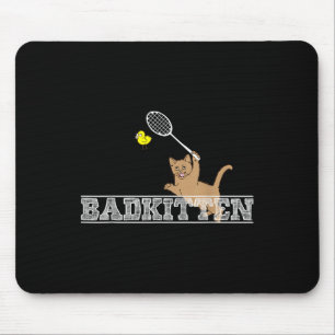 Slecht Kitten Grappig Badminton Kattenliefhebbers Muismat