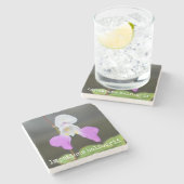 Slecht Man Orchid Botanisch Stenen Onderzetter (Zijkant)