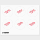 Slecht Ronde Sticker (Vel)