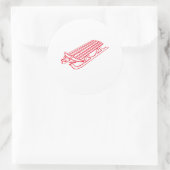 Slecht Ronde Sticker (Tas)