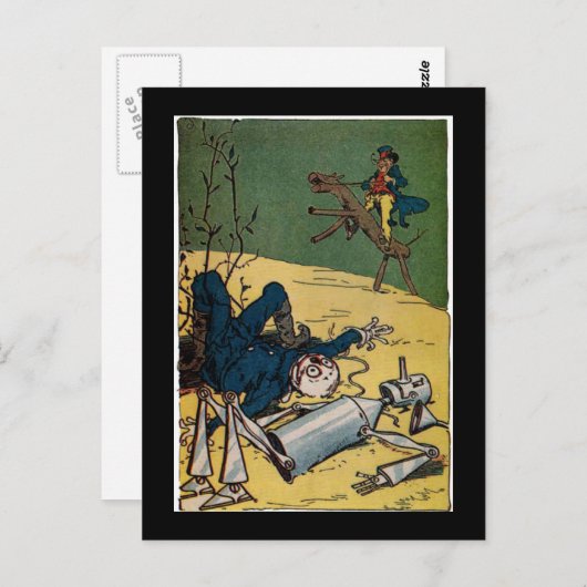 Slecht Scarecrow en TinMan Briefkaart (Voorkant / Achterkant)