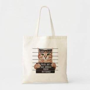 Slecht schattig kattenontwerp Katten liefhebbers Tote Bag