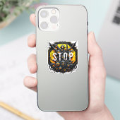 Slecht stopteken sticker (Telefoon)