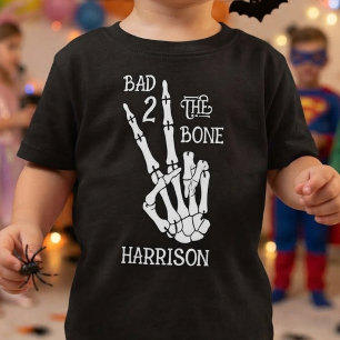 Slecht tot op het Bot! Halloween 2e Verjaardagsfee Kinder Shirts