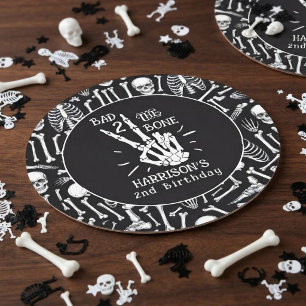 Slecht tot op het Bot! Halloween 2e Verjaardagsfee Ronde Kartonnen Onderzetter