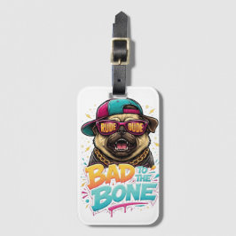 Slecht tot op het Bot Pug — Ruwe Kerel Streetwear Bagagelabel