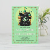 Slecht Toverheks Goed Tijd Feest Kaart (Staand voorkant)