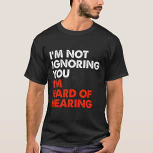 Slecht van het horen Leuk ASL Gebarentaal Doof Bew T-shirt