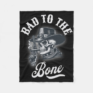 Slecht voor de botschedel Rebel Edgy Halloween Cow Fleece Deken