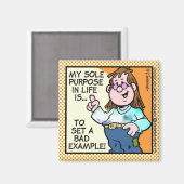 Slecht voorbeeld magneet (Voorkant / Achterkant)