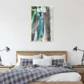 Slecht water in het National Monument (Death Valle Canvas Afdruk (Insitu (Slaapkamer))