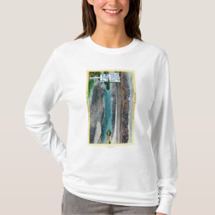 Slecht water in het National Monument (Death Valle T-shirt